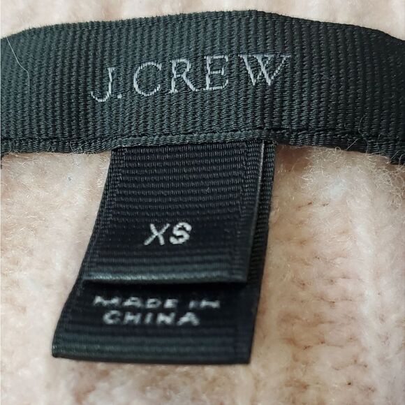 J.Crew  Blush Cable Knit Sweater with Side Buttons - Picture 5 of 6